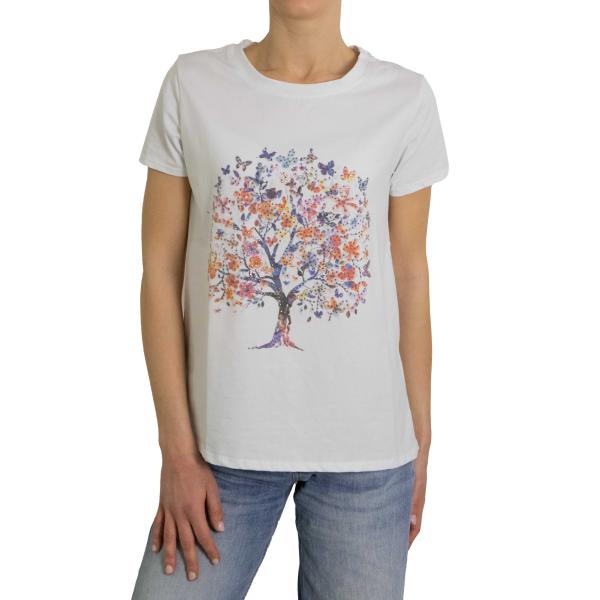 T shirt albero della vita multicolor